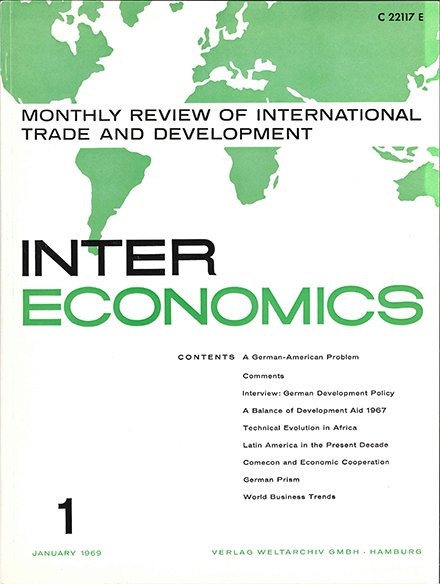 Cover of Intereconomics in the 1960s