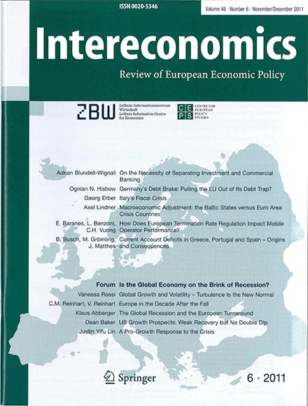 Cover of Intereconomics in the 2000s